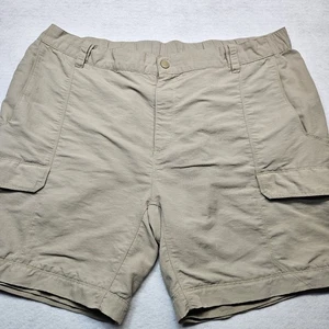 The North Face Herren XXL Khaki Cargo Shorts 40x8 Flatfront Baumwolle - Bild 1 von 12