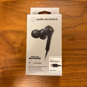 Audio-Technica ATH-CKS330NC ATH CKS330NC BG Noise-Canceling USB Type-C Black - Picture 1 of 10