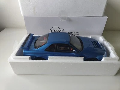 1:12 OTTO Ottomobile Nissan Skyline R34 GT-R Nismo Z-Tune blau Modellauto G082 - Bild 1 von 4