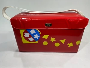 Vintage Tupperware Tupper Toys Red Cooler Tote Chest NOS Unused 1980s - Picture 1 of 7