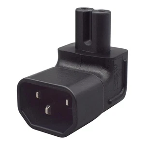 IEC320 C14 to IEC320 C7 Power Adapter Conversion Plug 2.5A/10A 250V C14 Male to - Picture 1 of 5