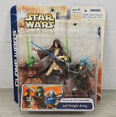 Hasbro 2003 Star Wars Clone Wars Jedi Knight Army Army of the Republic *NEW* - Image 1 of 4