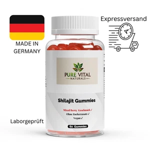 Premium Shilajit Gummies 1000 + Vitamin C,B6, B12 - 60 Stk - Bild 1 von 4