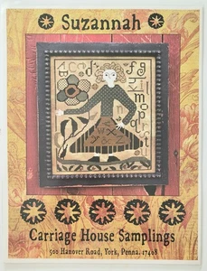 CARRIAGE HOUSE SAMPLINGS SUZANNAH SAMPLER COUNTED CROSS STITCH  CHART NEW - Picture 1 of 3