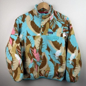 Pullover Patagonia Synchilla polar a presión azul claro plumas para mujer pequeño” - Imagen 1 de 4