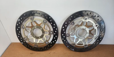 🔥99-00 Honda CBR 600 F4 Front Brake Rotors Left + Right Straight Oem F3-0527🔥 - Image 1 of 4