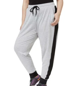 Material Girl Juniors Plus Size Striped Jogger Sweatpants-2X - Picture 1 of 5