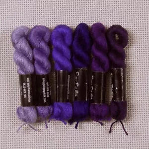 Planet Earth Pepper Pot single strand silk collection Iris purple range ndlpnt - Picture 1 of 1