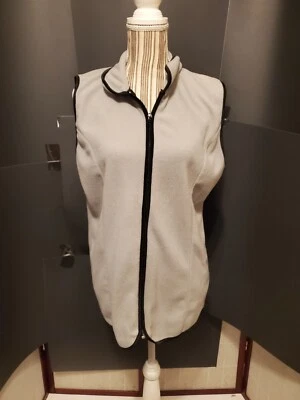 Chaleco Level Eight gris con cremallera tipo polar para mujer talla 2XL Foto 1 de 4