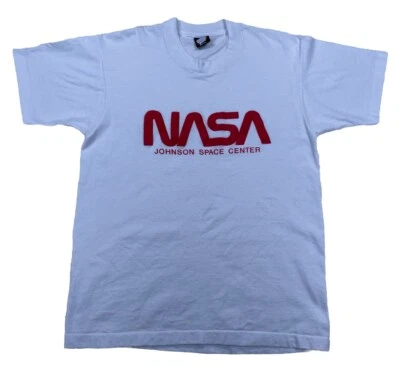 Vintage NASA Johnson Space Center T-Shirt Single Stitch Size Large USA - Image 1 of 4