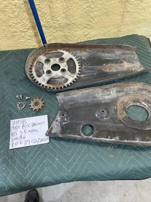 1984 Honda Atc 200 S Front And Rear Sprocket Chain Door Cover Protector 219 - Image 1 of 4