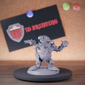 Goblin Alchemist Bomber Miniatura Monster Mini Dungeons and Dragons 5 Mini TTRPG - Foto 1 di 8