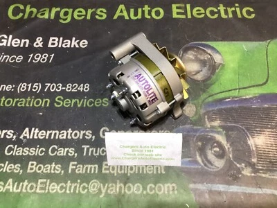 1967 MERCURY COUGAR  390 ci  C6TF-10300-A  ALTERNATOR  + or - PS ( no A/C) - Image 1 of 4