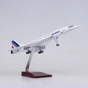Extra Large Air France Concorde Aircraft Model Plane Toy Gift - 1/125 Scale - Picture 1 of 7