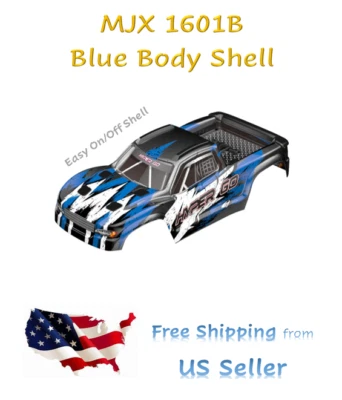 MJX Hyper Go RC H16H Truck Blue Body Shell Part 1601B Ships FREE From US Seller - Image 1 of 4