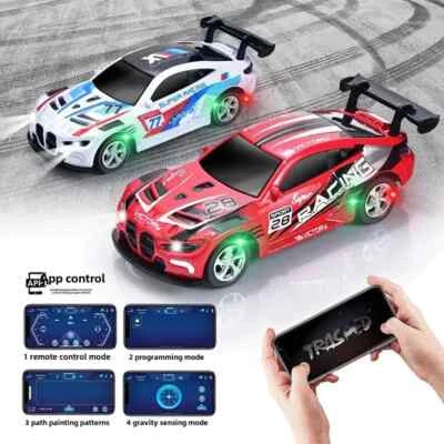 Mini Alloy Remote Control Car 1:64 4WD Drift Wireless Remote Control Racing Car - Image 1 of 4