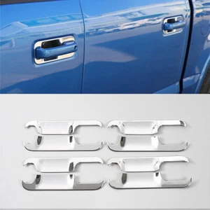 Chrome for Ford F150 F-150 2015-2020 Exterior Door Handle Bowl Trim Cover Cap GR - Picture 1 of 9
