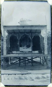 1900's NIPA HUT Philippines glass negative 3-1/4 x 5-1/2 #5 - Picture 1 of 2