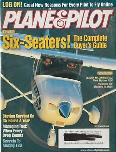 Plane & Pilot (Sep 2000) Cherokee Six, 35-Hour Currency, TBO, New Cessna 182 