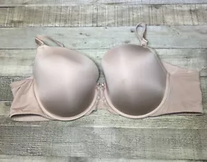 Torrid Curve Full Coverage Bra 44D Light Pink Underwire Padded Back Closure - Picture 1 of 12
