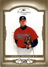 2004 Donruss Classics Atlanta Braves Baseball Card #198 Bubba Nelson ROO /1999