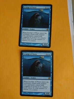 Scourge of Fleets x2  JOURNEY INTO NYX . Magic The Gathering Card. rare kraken - Image 1 of 4