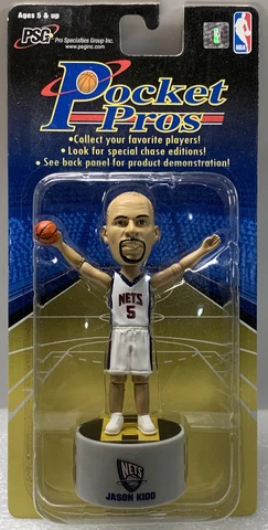 Jason Kidd Pocket Pros NBA New Jersey Nets #5 Basketball Figure Cover
