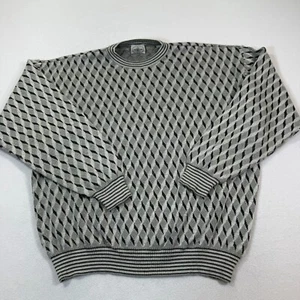 Linea Uomo Sweater Mens 54/XL Wool Blend Pullover Grandpacore Oversized Y2K - Picture 1 of 10