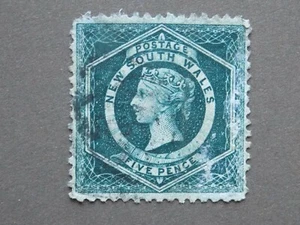 (1) used New South Wales stamp off paper -Scott # 38b-perfed 12 - Picture 1 of 2