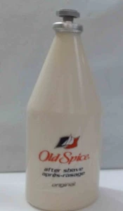 VTG Old Spice After Shave 4.25 Fl Oz (125 ml) Glass Bottles with Star Top - Picture 1 of 5