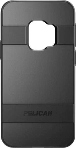 Funda delgada Pelican Voyager Samsung Galaxy S9 con protector de pantalla negra - Imagen 1 de 2