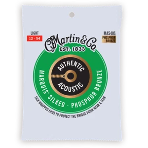 Martin MA540S 12-54 Light Marquis Silked Acoustic Guitar Strings 1-3 Packs - Picture 1 of 2