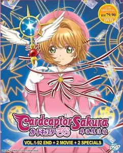 DVD Anime Cardcaptor Sakura Serie Staffel 1-4 (Vol.1-92 + 2 Filme + 2 SP) Englisch - Bild 1 von 2
