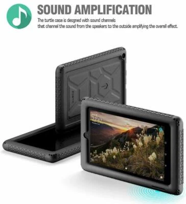 For Amazon Fire 7 9th Gen 2019 Tablet Case Washable Silicone Cover - Image 1 of 4