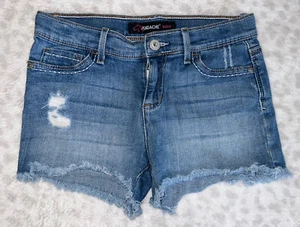 Girls Jordache Cut Off Denim Shorts Size 12 - Picture 1 of 4