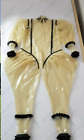 1088 Latex Rubber Gummi maid ruffles Catsuit bodysuit gloves customized 0.4mm