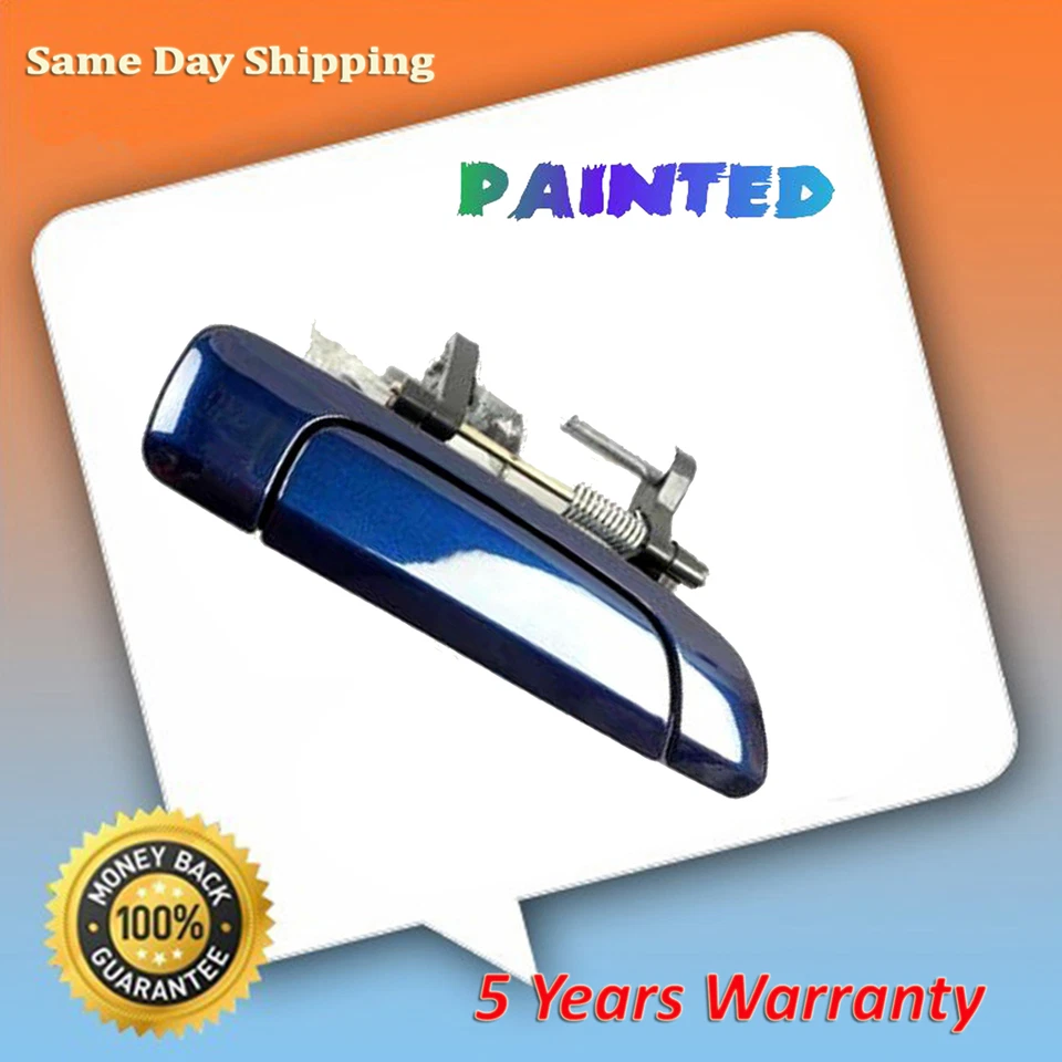 Manija de puerta exterior trasera derecha azul Honda Civic B96P 2001-2005 Foto 1 de 4