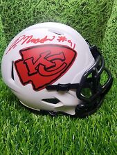 Derrick Nnadi Kansas City Chiefs Autographed / Signed LUNAR ECLIPSE Mini Helmet