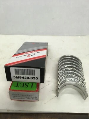 FITS ISUZU TROOPER II "4ZD1" 2254cc SOHC 1986-1995 MAIN BEARING SET 5M9428-030 - Image 1 of 2