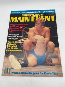 Vintage Wrestling's Main Event Magazine February 1985 Greg Valentine Hulk Covers - Picture 1 of 3
