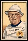 1952 Bowman Small Steve Owen RC Rookie EX-EXMT New York Giants #4 *Noles2148*