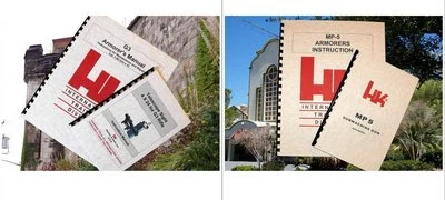 Lote de 4 manuales HECKLER & KOCH HK G3 MP5 MP-5 para propietarios de rifles armadores manual H&K Foto 1 de 4