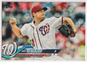 2018 Topps #629 Max Scherzer Washington Nationals - Bild 1 von 2