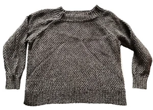 Maglione Chaps XL lavorato a maglia lino grigio maniche lunghe - Foto 1 di 7
