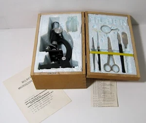 Juego de microscopio y diapositivas ácaros vintage años 60 - Japón - Imagen 1 de 6