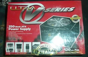 NEW Ultra V Series 350W ATX Desktop PC Power Supply Intel AMD V350BK ULT-31839 - Picture 1 of 1