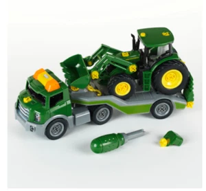 John Deere 1/24 Traktor & Satteltransporter #LP66711 - Bild 1 von 1