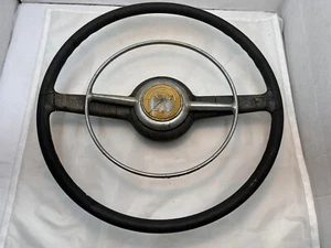 1946 1947 1948 FORD STEERING WHEEL HORN RING WITH HORN BUTTON Vintage 21A3625A - Picture 1 of 14