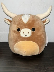 Squishmallow Wilfred the Highland Cow 7" - Picture 1 of 5