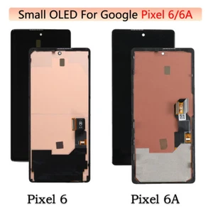 Conjunto Pantalla OLED Pequeña Para Google Pixel 6 6A Repuesto Marco Negro - Imagen 1 de 17
